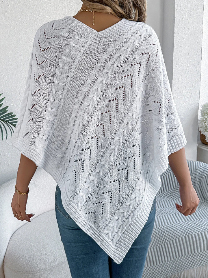 Novena Knit Sweater Poncho