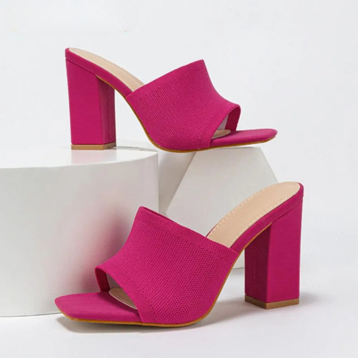 Neon Muse Knit Platform Heel