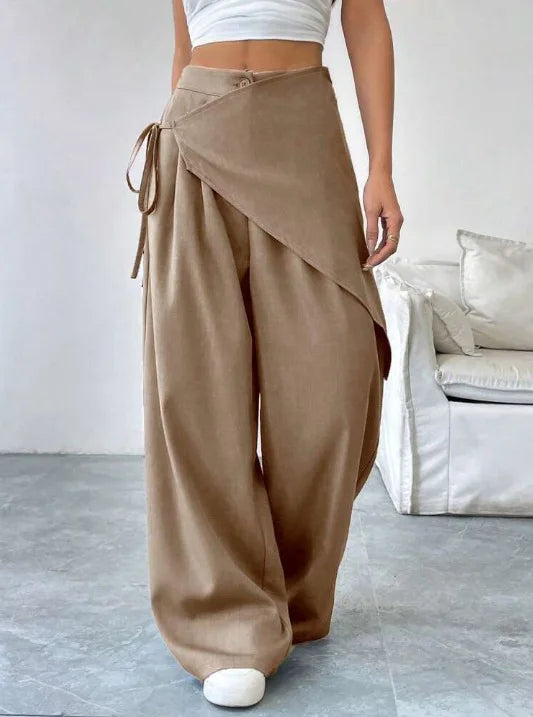 Vivia Wrap-Front Pant