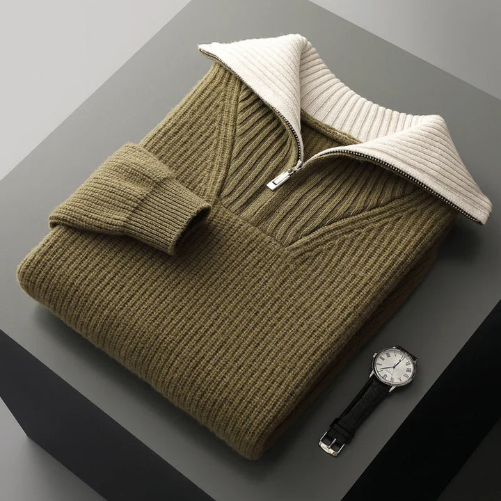 Vermont Wool Quarter Zip