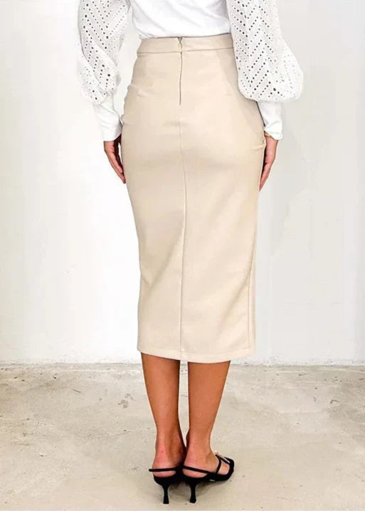 Maeve Leather Skirt