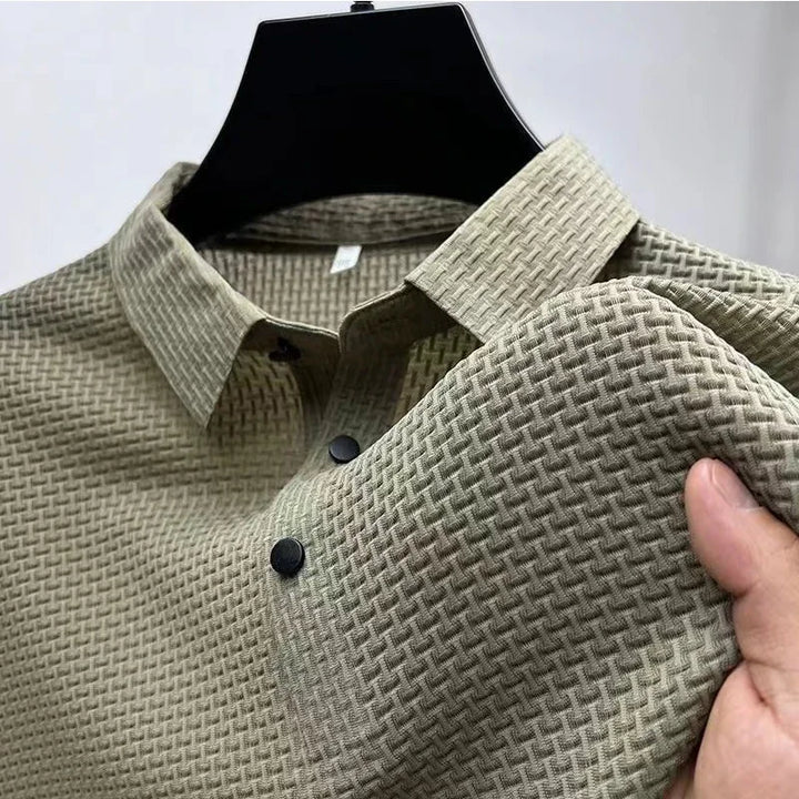 Lassiter Textured Weave Polo