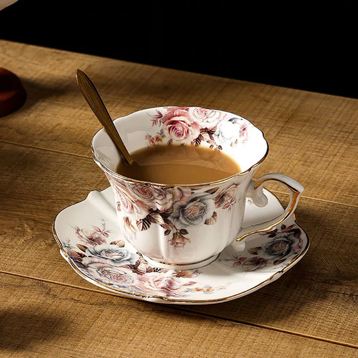 Golden Rose Ceramic Set