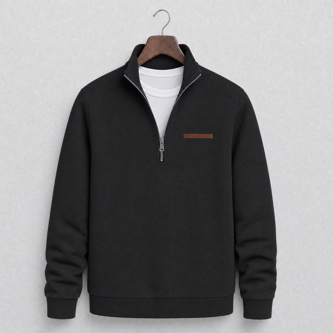 Harlan Quarter Zip Sweater