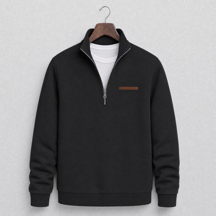 Harlan Quarter Zip Sweater