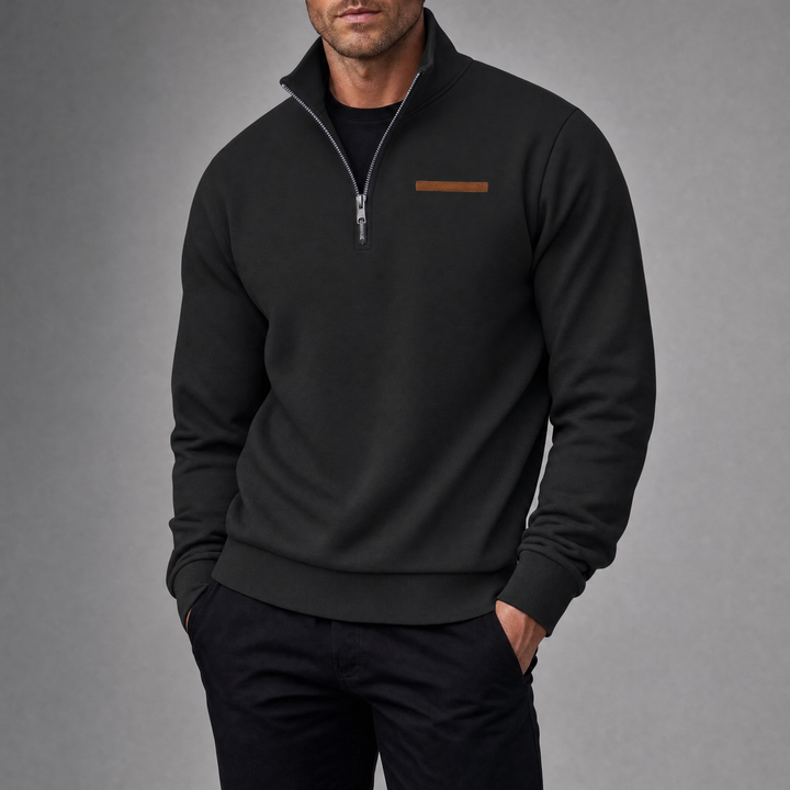 Harlan Quarter Zip Sweater