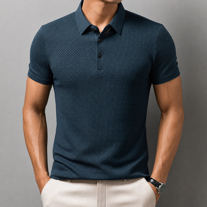 Lassiter Textured Weave Polo