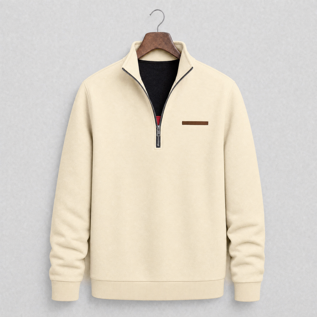 Harlan Quarter Zip Sweater