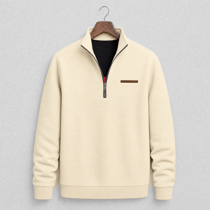 Harlan Quarter Zip Sweater
