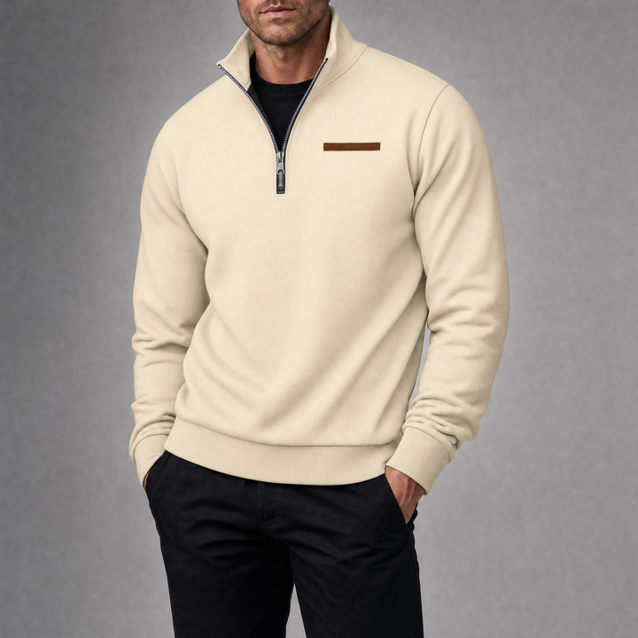 Harlan Quarter Zip Sweater