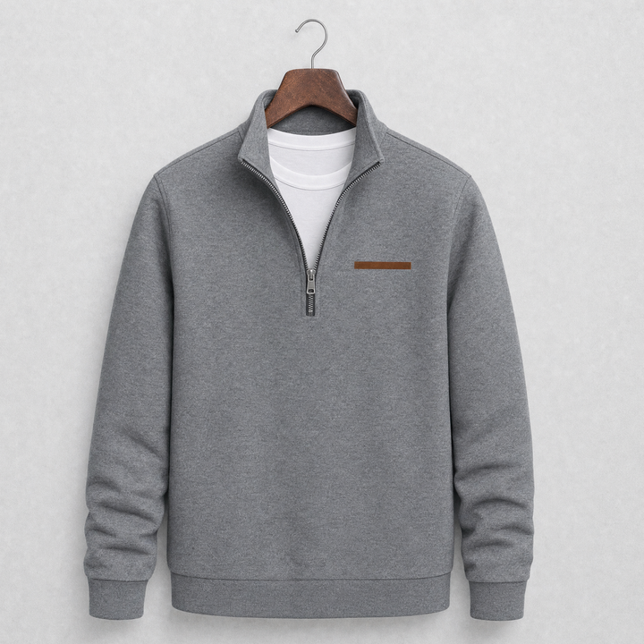 Harlan Quarter Zip Sweater