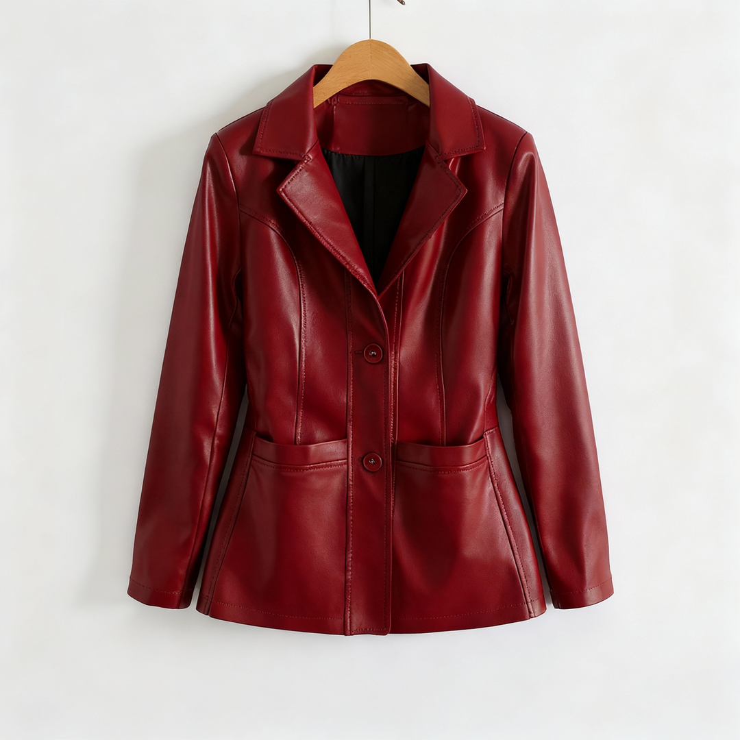 Laura Lambskin Blazer