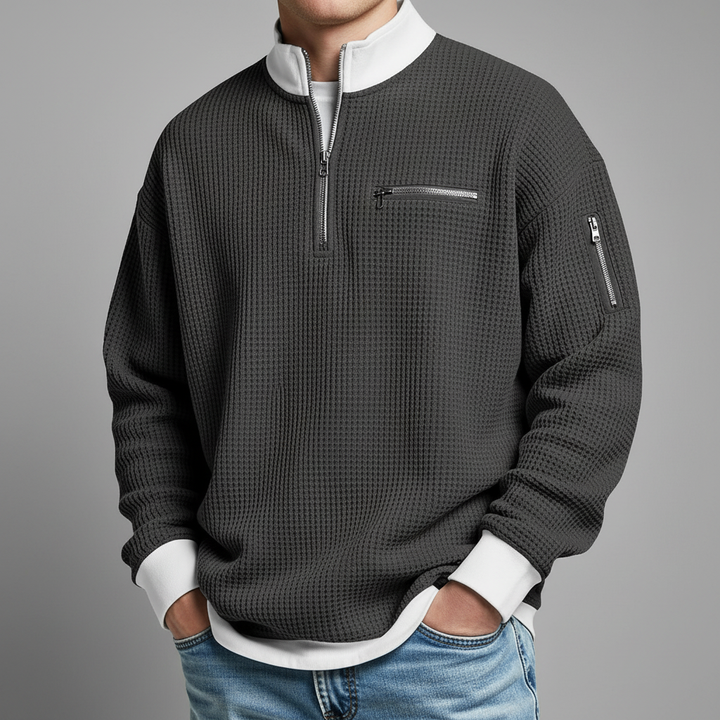 Warren Waffle Knit Sweater