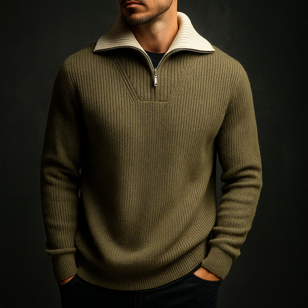 Vermont Wool Quarter Zip