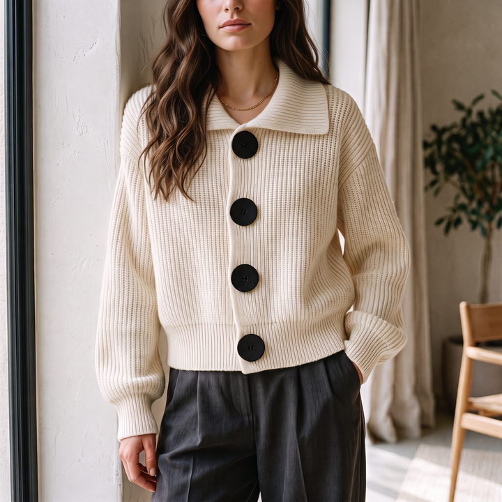 Florence Collared Cardigan