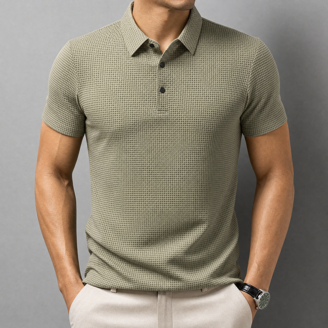 Lassiter Textured Weave Polo