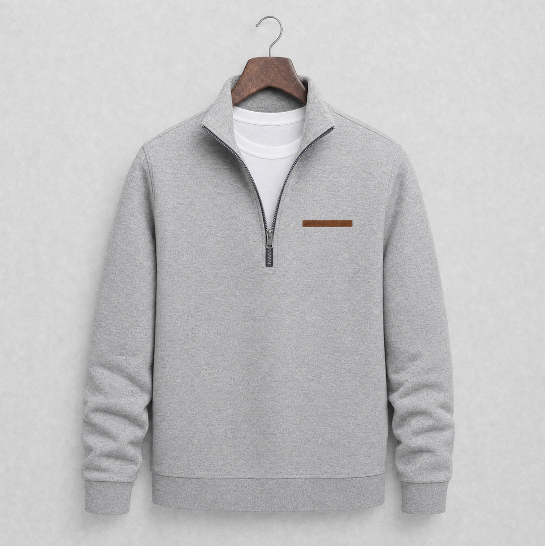 Harlan Quarter Zip Sweater