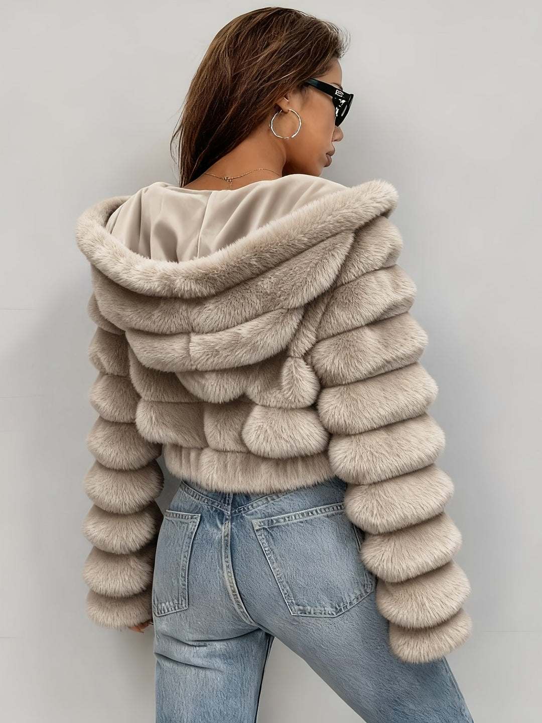 Luxurious Serene Faux Fur Coat