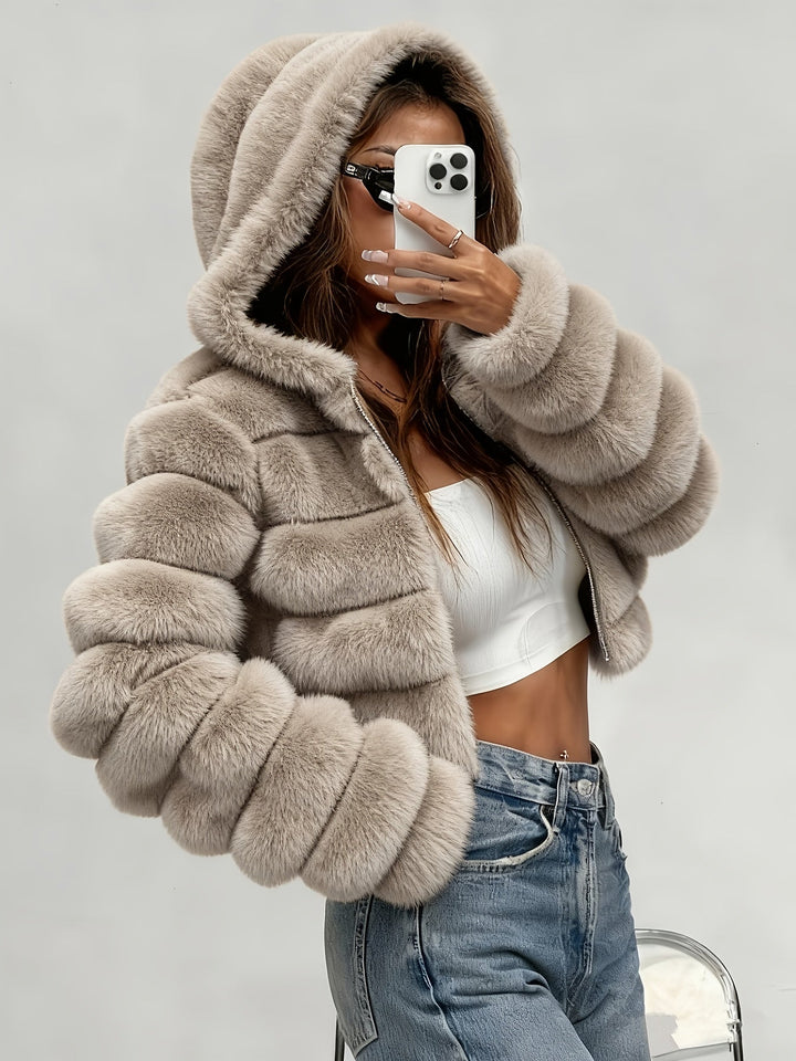 Luxurious Serene Faux Fur Coat