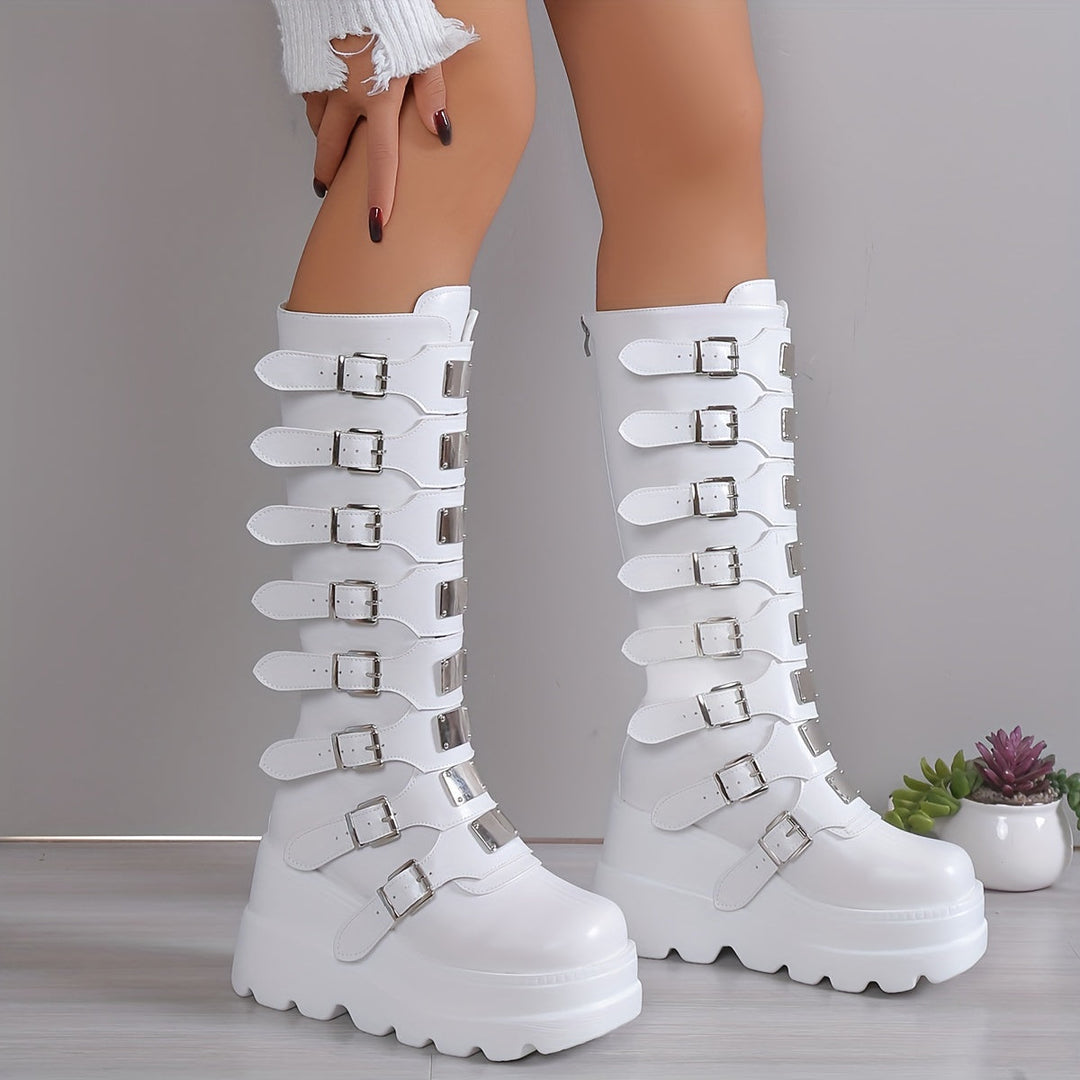 Valkyrie Buckle Platform Boot