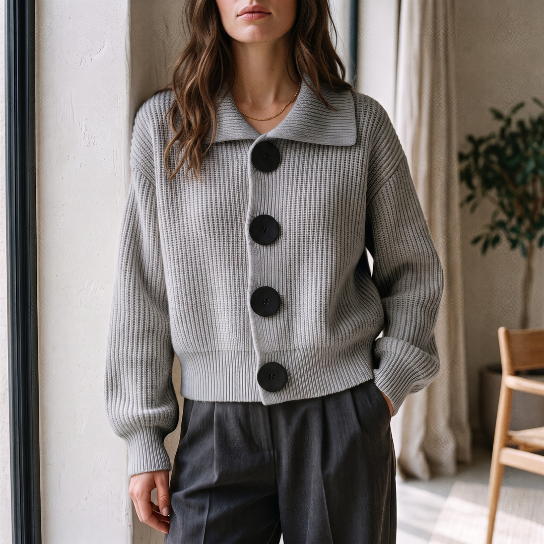 Florence Collared Cardigan