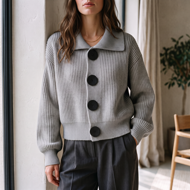 Florence Collared Cardigan