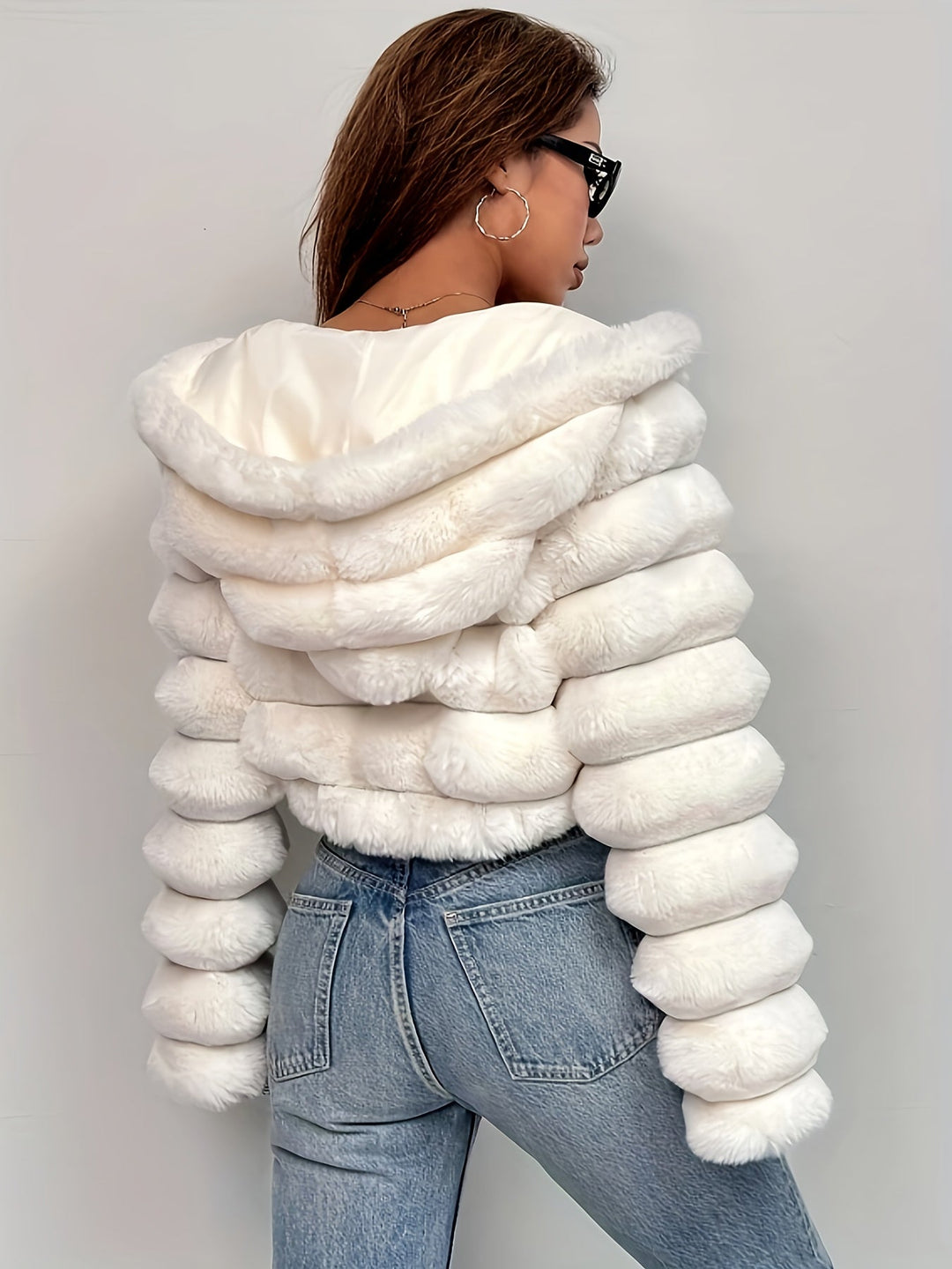 Luxurious Serene Faux Fur Coat