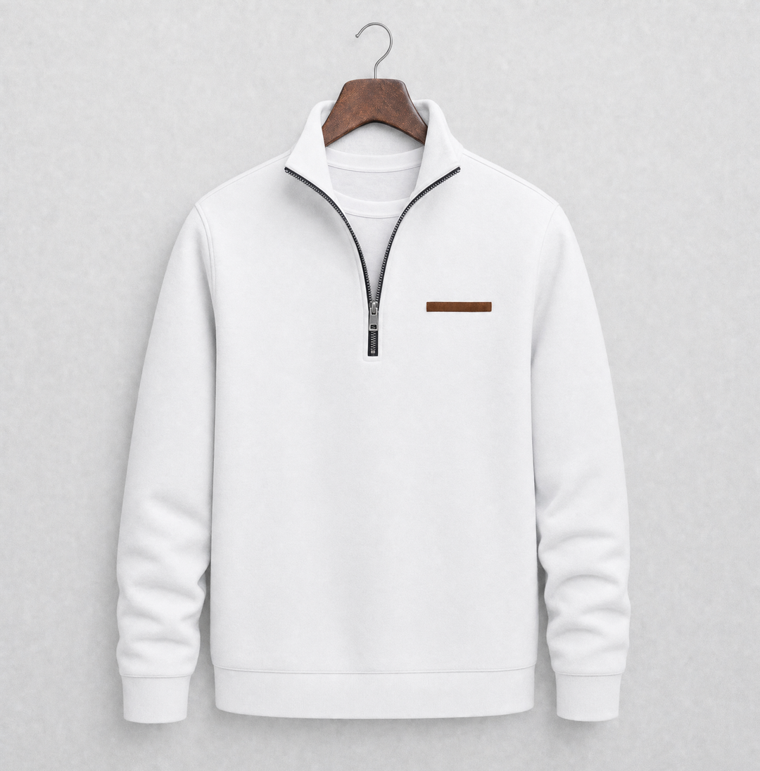 Harlan Quarter Zip Sweater