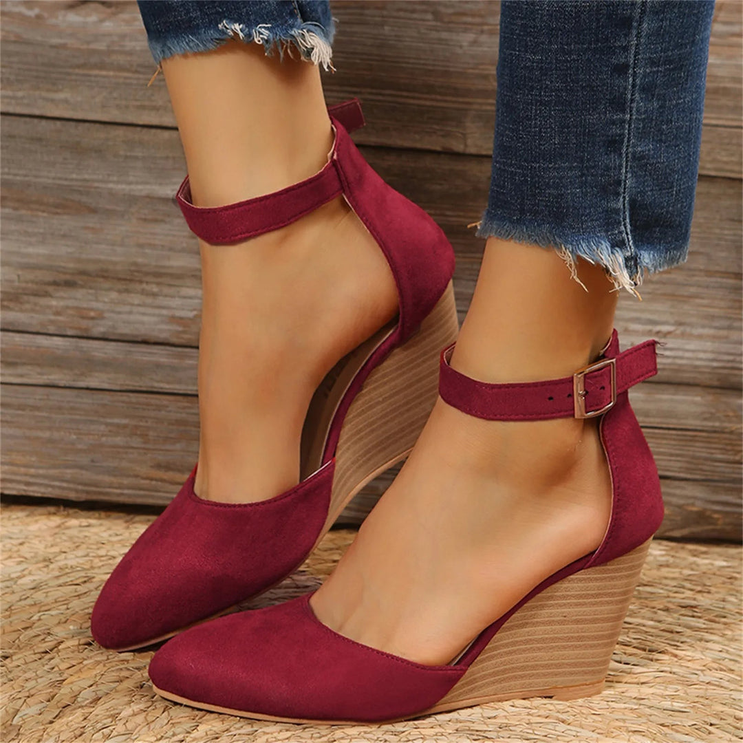 Seraphina Suede Wedge Heel